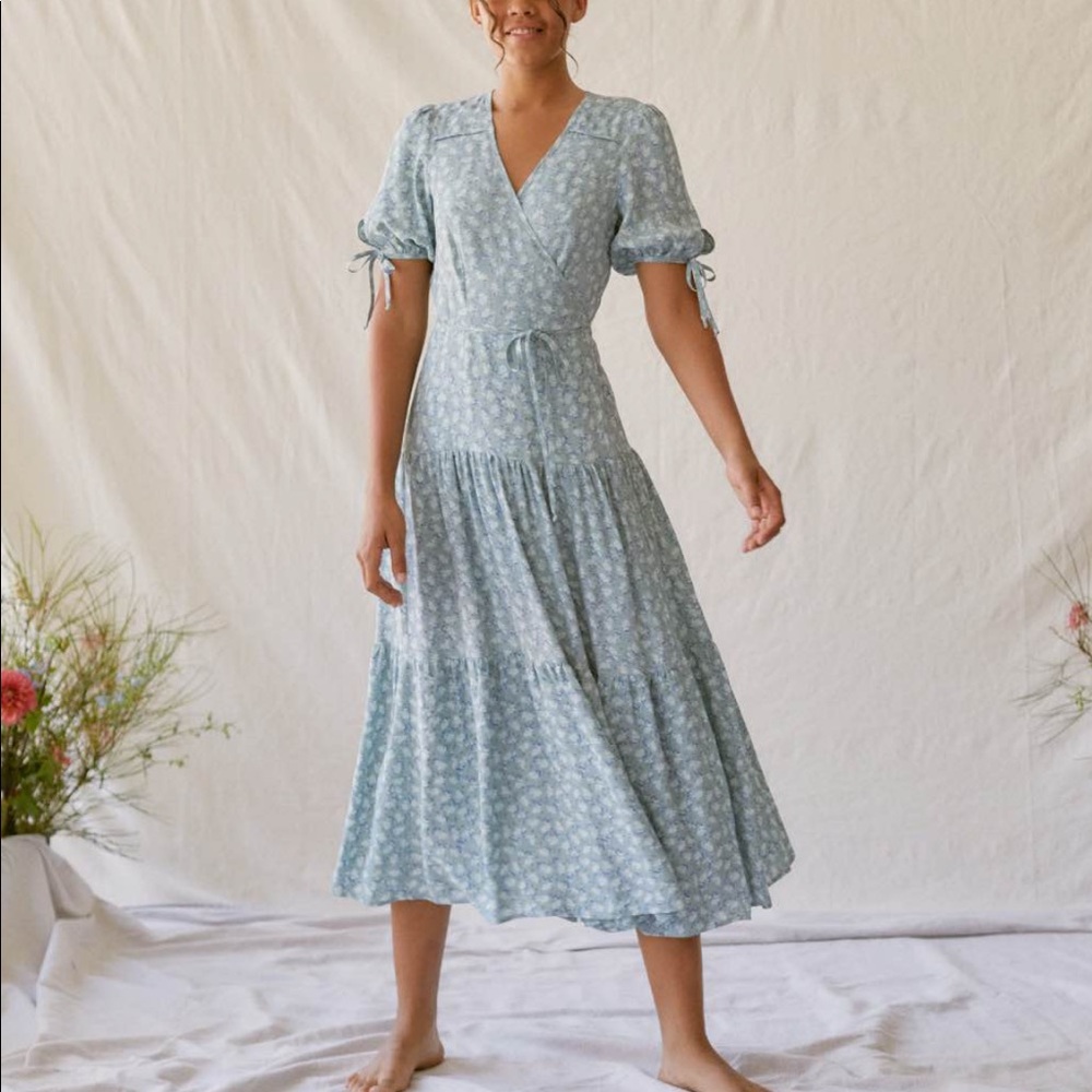 Christy Dawn Augusta Dress Mint Floral XS